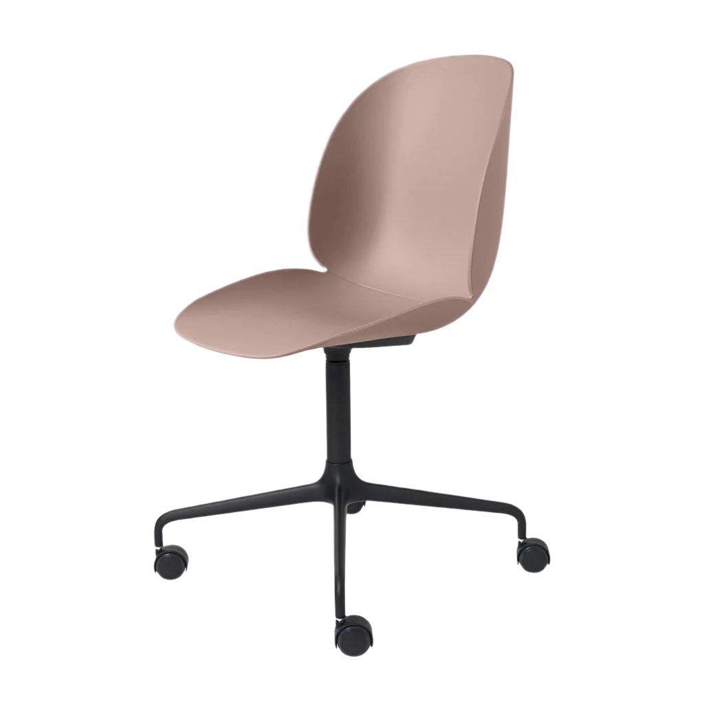 Beetle Meeting Chair 4-Star Base with Castors Chairs Gubi 