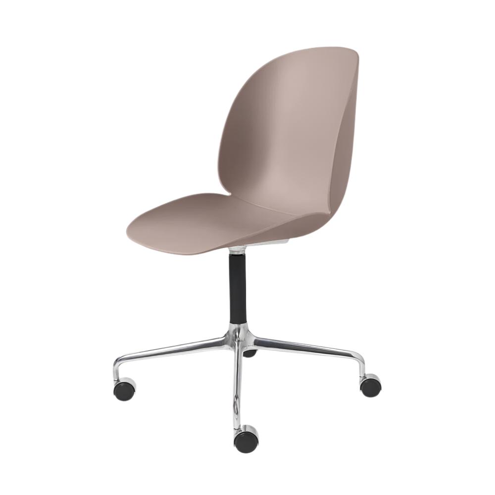 Beetle Meeting Chair 4-Star Base with Castors Chairs Gubi 