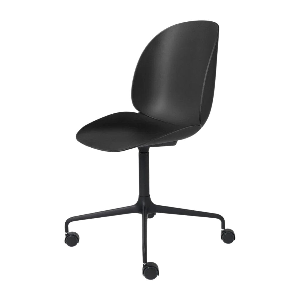 Beetle Meeting Chair 4-Star Base with Castors Chairs Gubi 