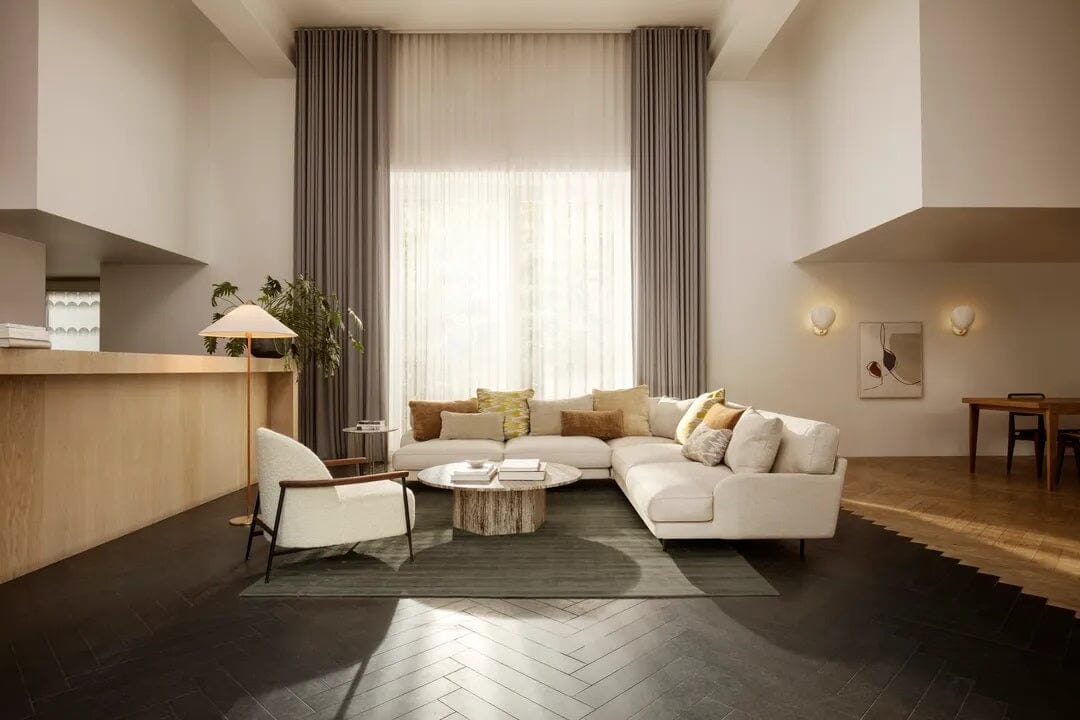 Flaneur Lounge Chair - Fully Upholstered lounge chair Gubi 