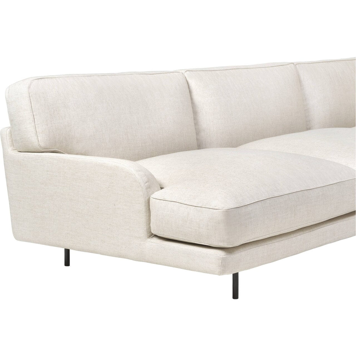 Flaneur Modular Sofa - 3 Seater with Left Armrest Sofas Gubi 
