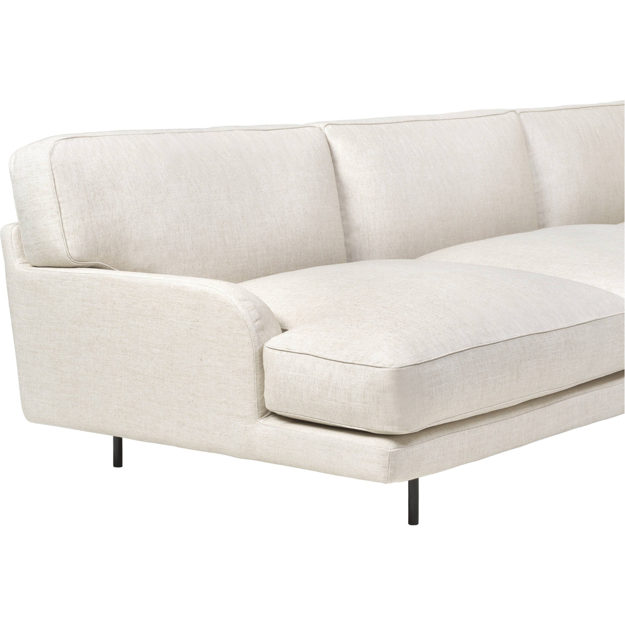 Flaneur Modular Sofa - 3 Seater with Left Armrest