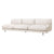 Flaneur Modular Sofa - 3 Seater with Right Armrest Sofas Gubi 