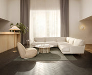 Flaneur Modular Sofa - 3 Seater with Right Armrest Sofas Gubi 