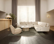 Flaneur Modular Sofa - 3 Seater with Right Armrest Sofas Gubi 