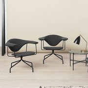 Masculo Meeting Chair - Fully Upholstered with Swivel base lounge chair Gubi 