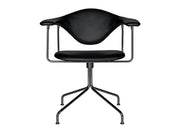 Masculo Meeting Chair - Fully Upholstered with Swivel base lounge chair Gubi 