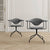 Masculo Meeting Chair - Fully Upholstered with Swivel base