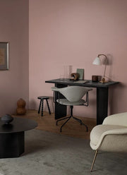 Masculo Meeting Chair - Fully Upholstered with Swivel base lounge chair Gubi 