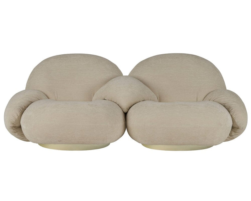 Pacha Modular Sofa – 2 Seater With Armrests And Middle Armrest Sofa Gubi 