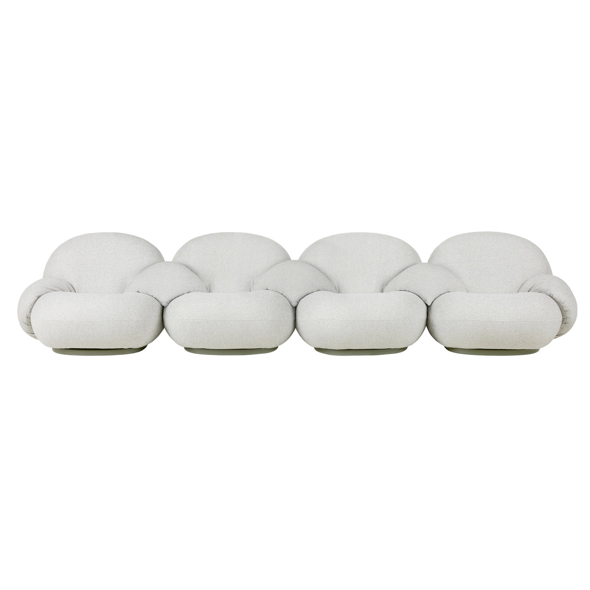 Pacha Modular Sofa – 4 Seater With Armrests And Middle Armrest Sofa Gubi 