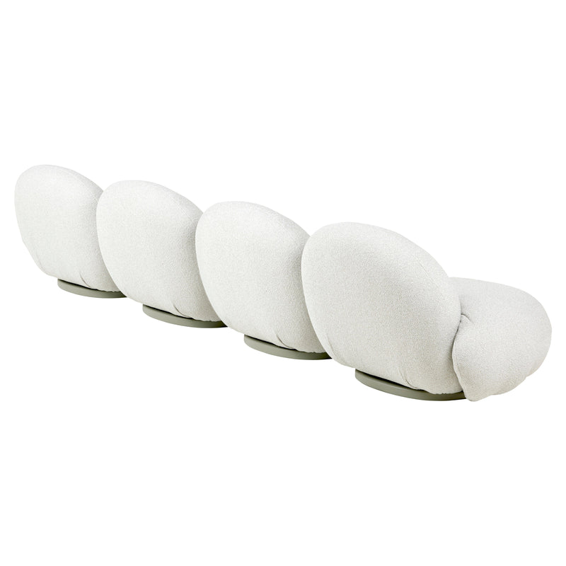 Pacha Modular Sofa – 4 Seater With Armrests And Middle Armrest Sofa Gubi 
