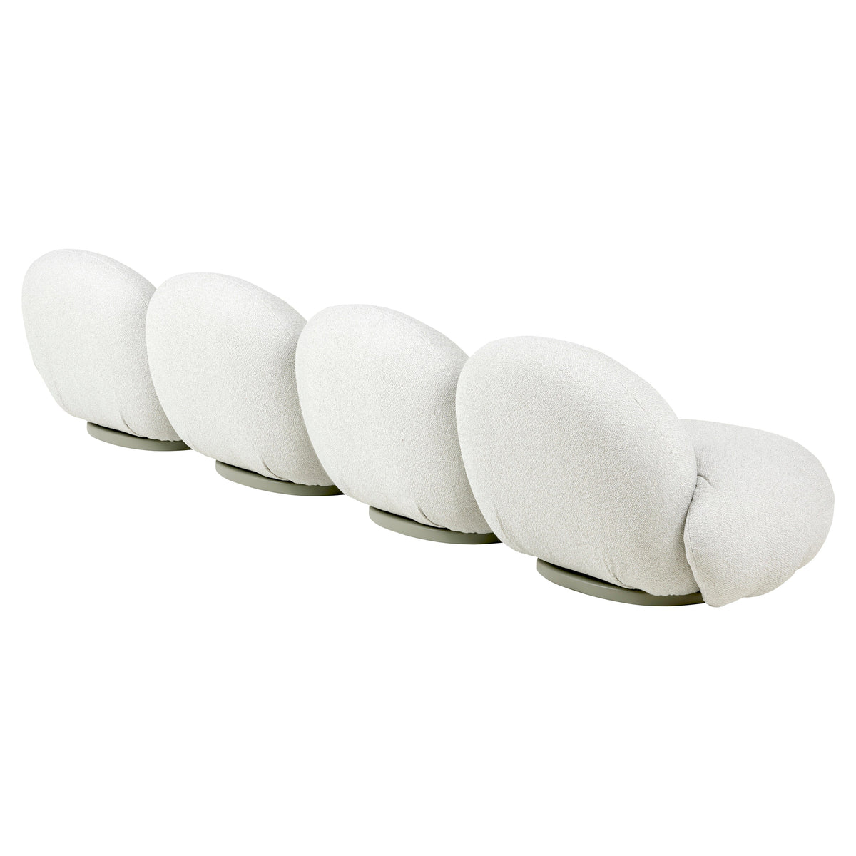 Pacha Modular Sofa – 4 Seater With Armrests And Middle Armrest Sofa Gubi 