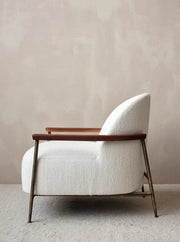 Sejour Fully Upholstered Lounge Chair lounge chair Gubi 