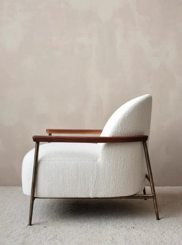 Sejour Fully Upholstered Lounge Chair lounge chair Gubi 