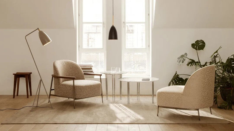 Sejour Fully Upholstered Lounge Chair lounge chair Gubi 