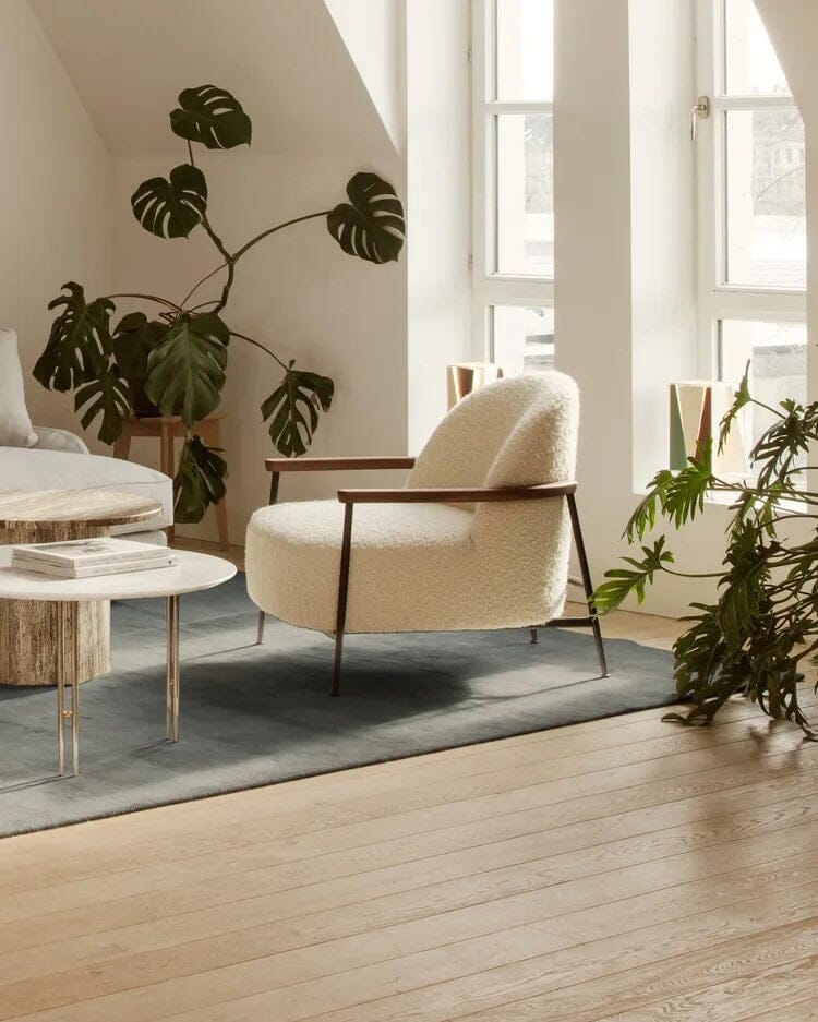 Sejour Fully Upholstered Lounge Chair lounge chair Gubi 