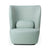 Stay Lounge Chair with Black Base and High Back lounge chair Gubi 