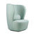 Stay Lounge Chair with Black Base and High Back lounge chair Gubi 