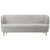 Stay Sofa With Wooden Legs- Narrow Sofa Gubi 