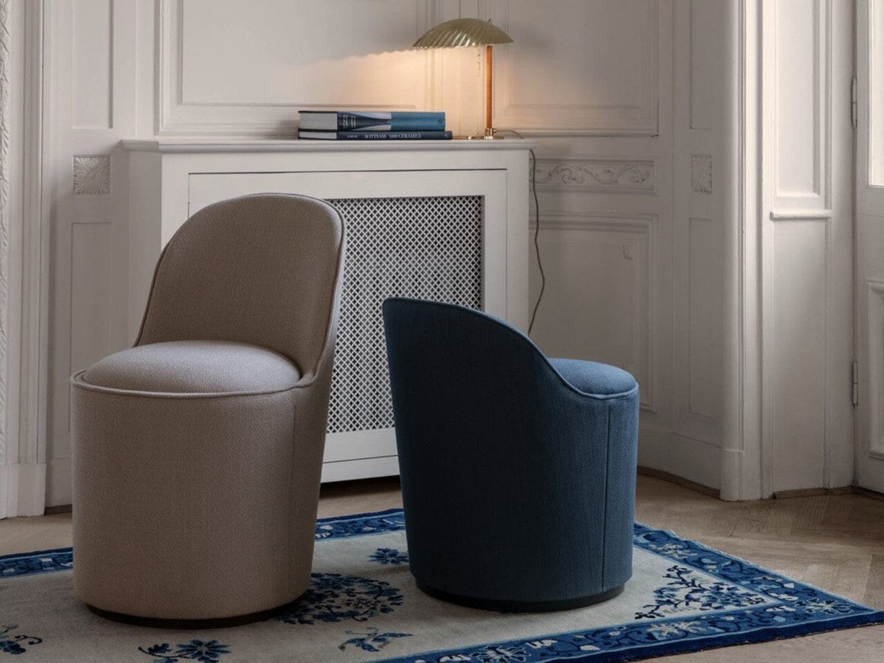 Tail Fully Upholstered High Back Dining Chair Chairs Gubi 