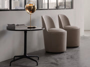 Tail Fully Upholstered High Back Dining Chair Chairs Gubi 