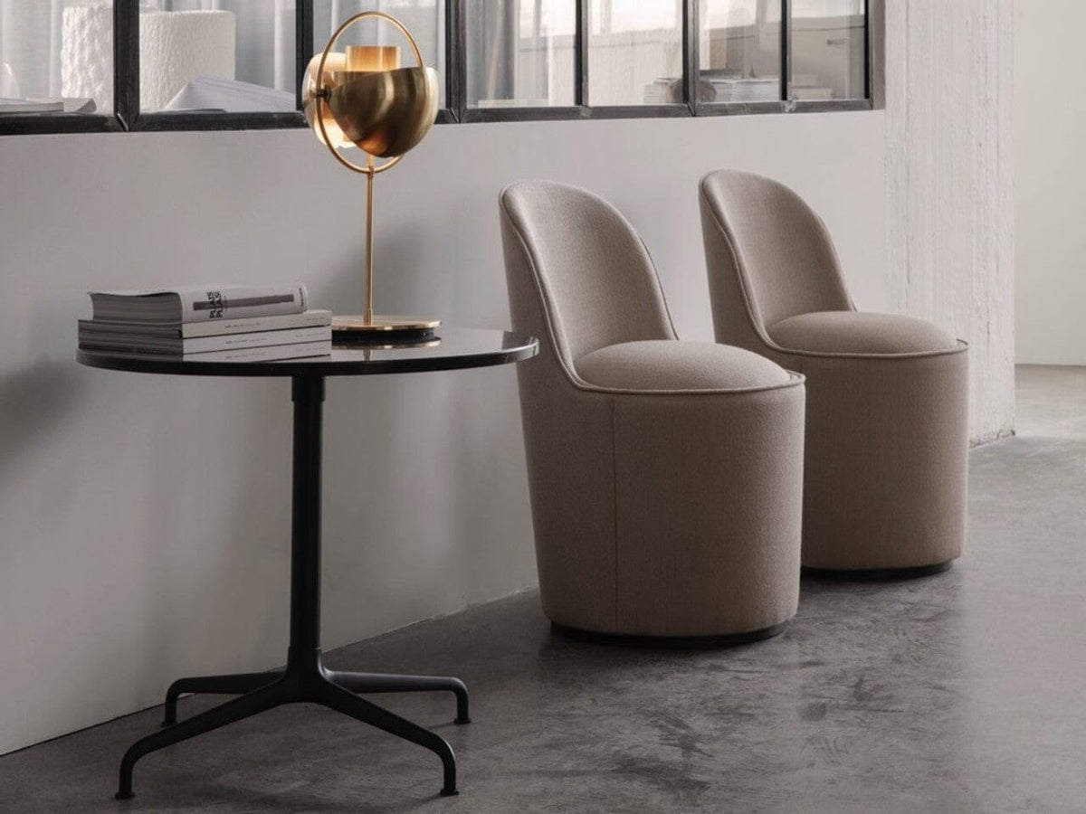 Tail Fully Upholstered Low Back Dining Chair Chairs Gubi 