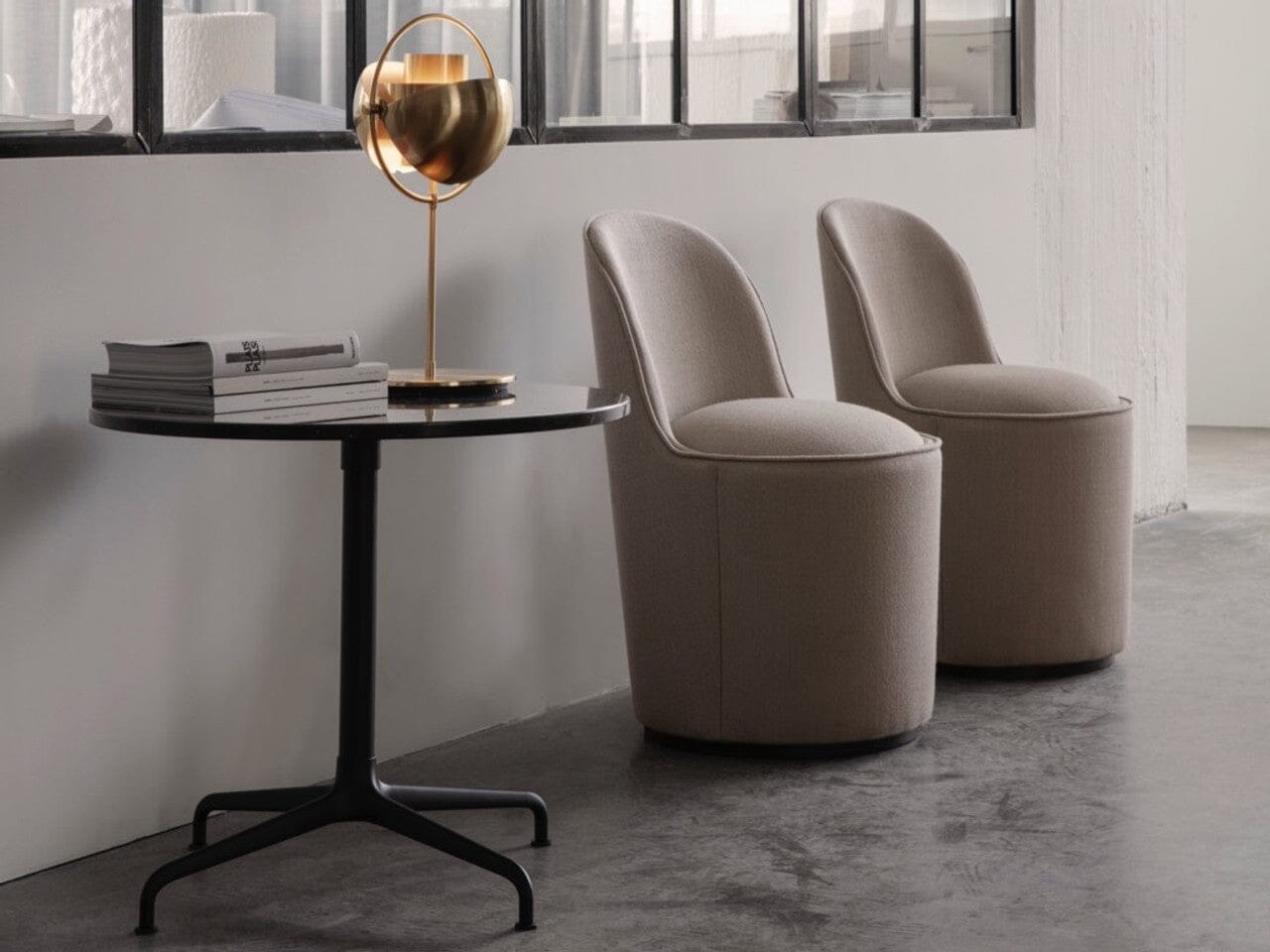 Tail Fully Upholstered Low Back Dining Chair Chairs Gubi 