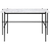 TS Desk Desk's Gubi White Carrara Marble Black base Large (120 x 60 cm)