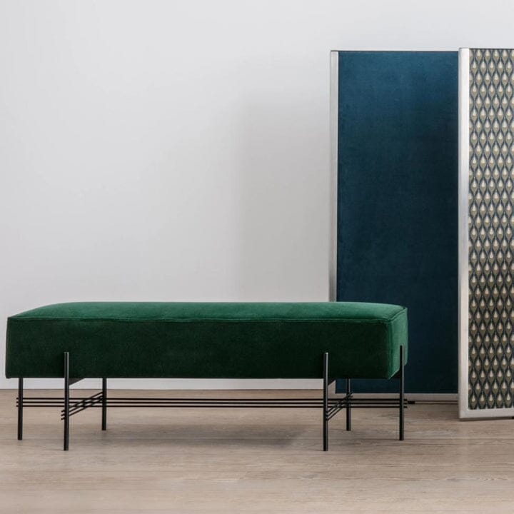 TS Rectangular Pouf Ottoman Gubi 