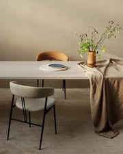 Violin Dining Chair - Fully Upholstered Chairs Gubi 