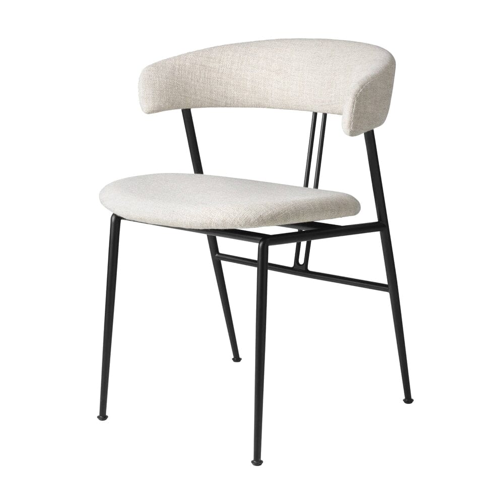 Violin Dining Chair - Fully Upholstered Chairs Gubi 