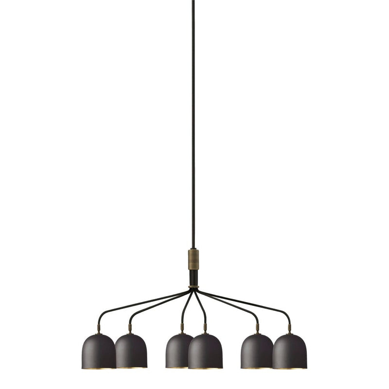 Howard Chandelier Pendant Lights Gubi Gunmetal 