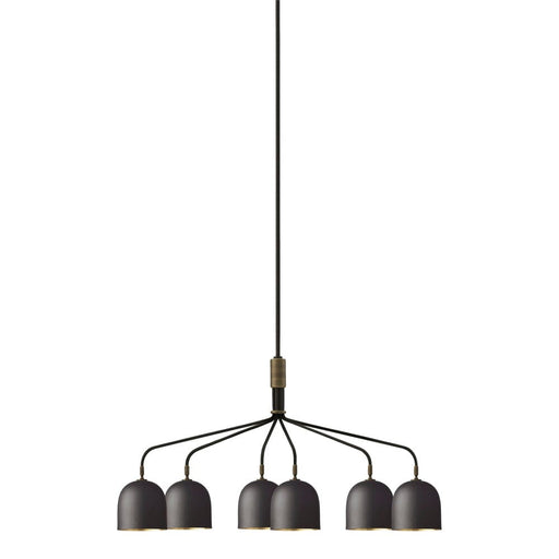 Howard Chandelier Pendant Lights Gubi Gunmetal 