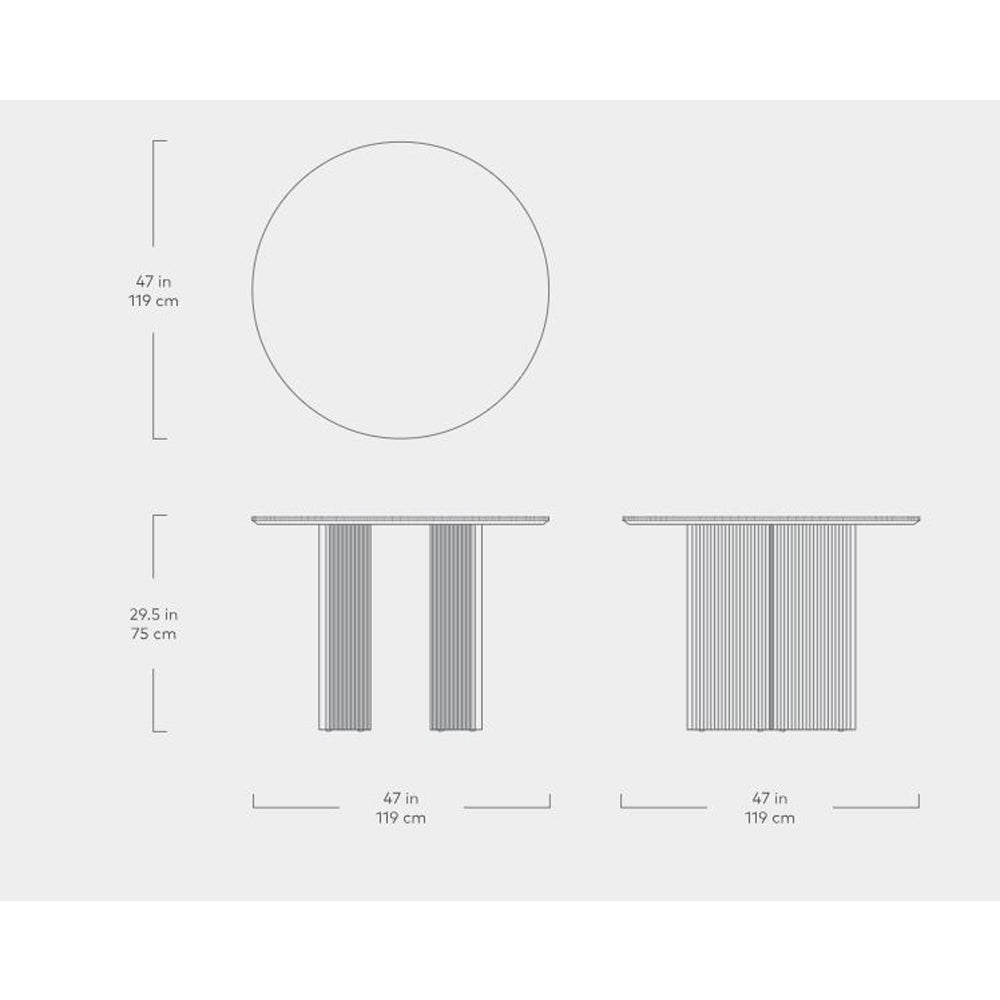 Atwell Dining Table-Round