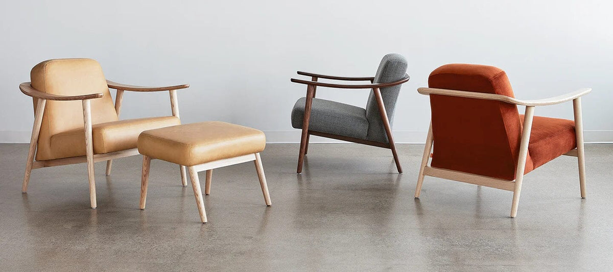 Baltic Chair &amp; Ottoman Chairs Gus Modern 