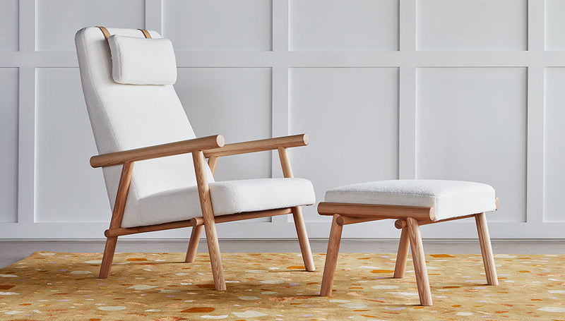 Labrador Lounge Chair & Ottoman lounge chair Gus Modern 