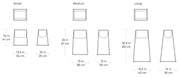 Modello Planter Set of 3 planter Gus Modern 