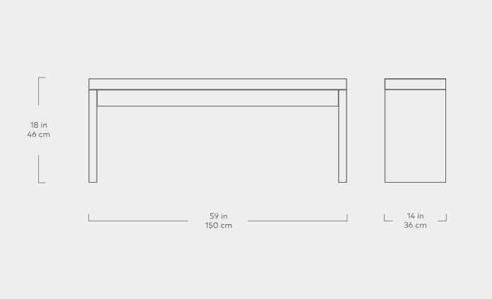 Plank Dining Bench Benches Gus Modern 