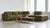 Podium 5PC Seating Group A Sofa Gus Modern 