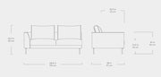Renfrew Left Arm Sofa Sofa Gus Modern 