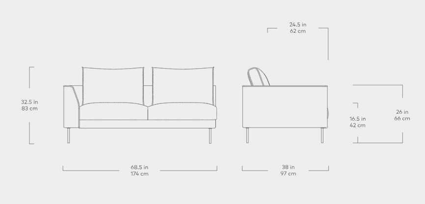 Renfrew Left Arm Sofa