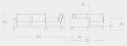 Renfrew Sectional Sofa Gus Modern 