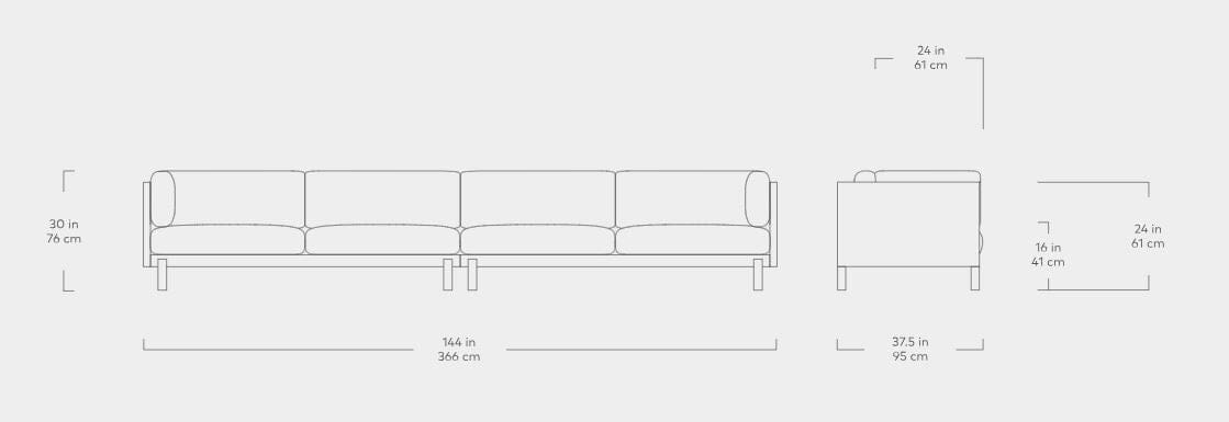 Silverlake XL Sofa Sofa Gus Modern 