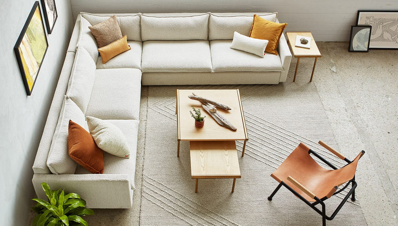 Sola Bi-Sectional Sofa Gus Modern 