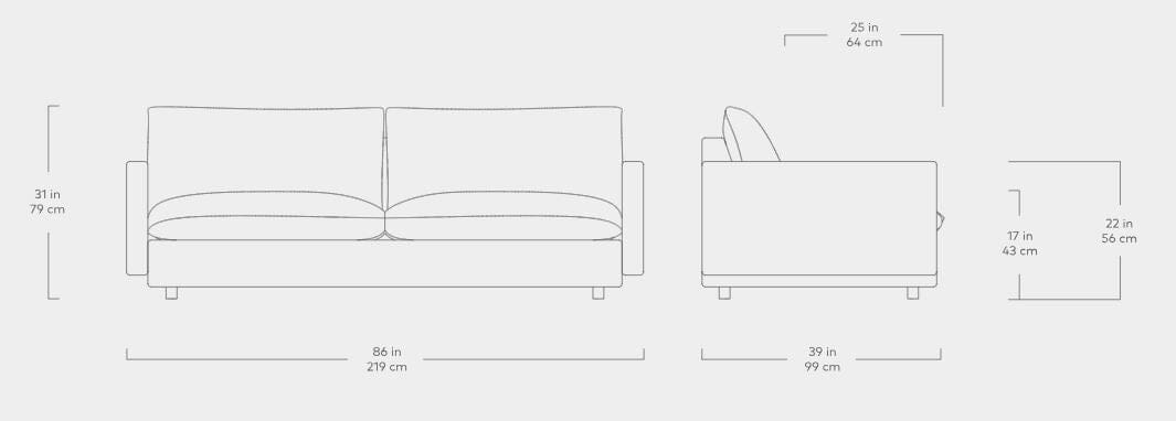 Sola Sofa Sofa Gus Modern 
