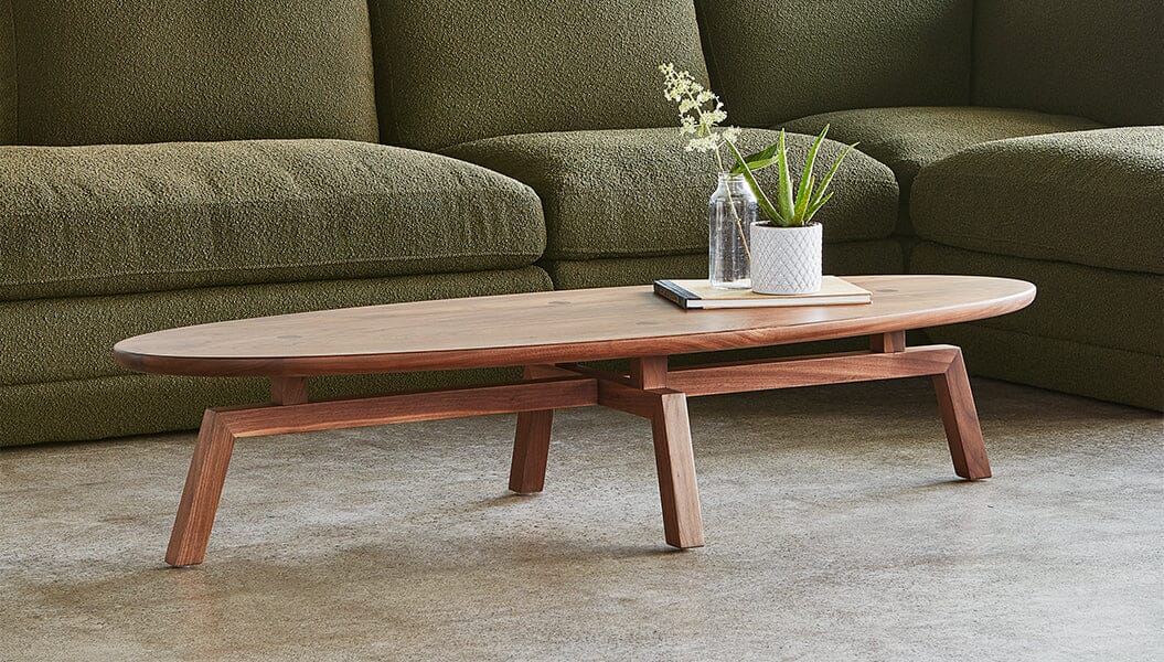 Solana Oval Coffee Table Coffee Tables Gus Modern 