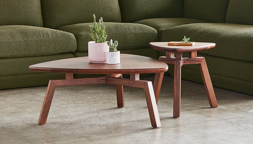 Solana Triangular Coffee Table Coffee Tables Gus Modern 