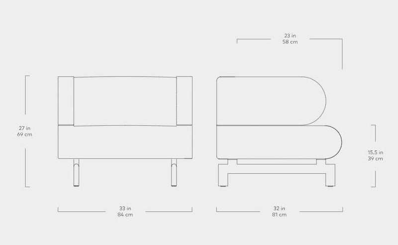 Soren Lounge Chair lounge chair Gus Modern 