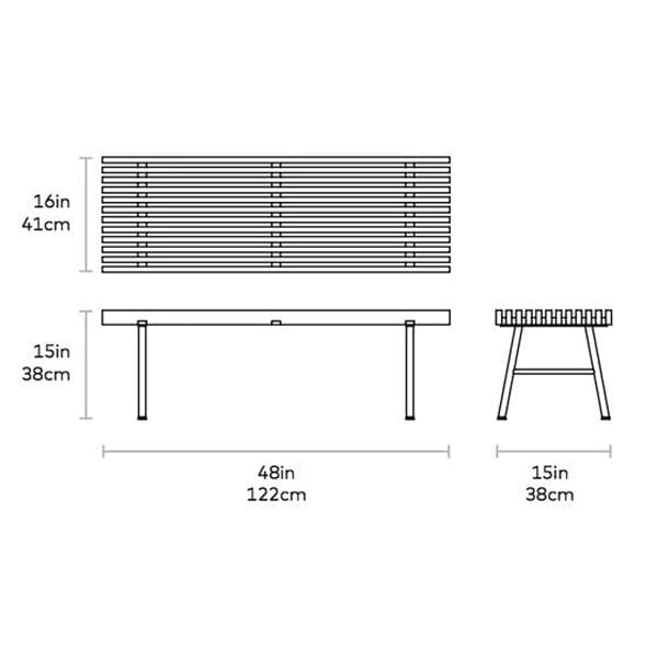 Transit Bench Benches Gus Modern 